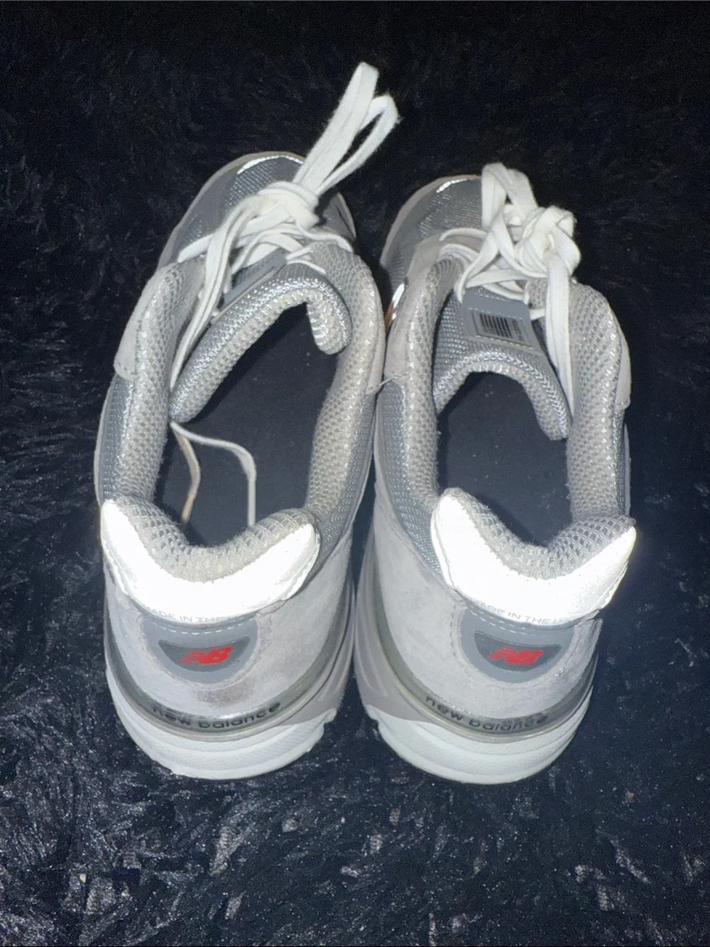 New Balance Gray and White Women's Sneakers